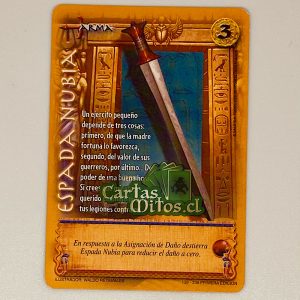139/236 Espada Nubia – Mitos Y Leyendas – Dominio De Ra
